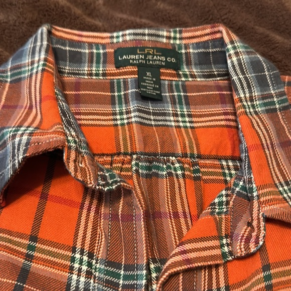 Lauren Jeans Company Plaid Button Down Shirt - Picture 10 of 12